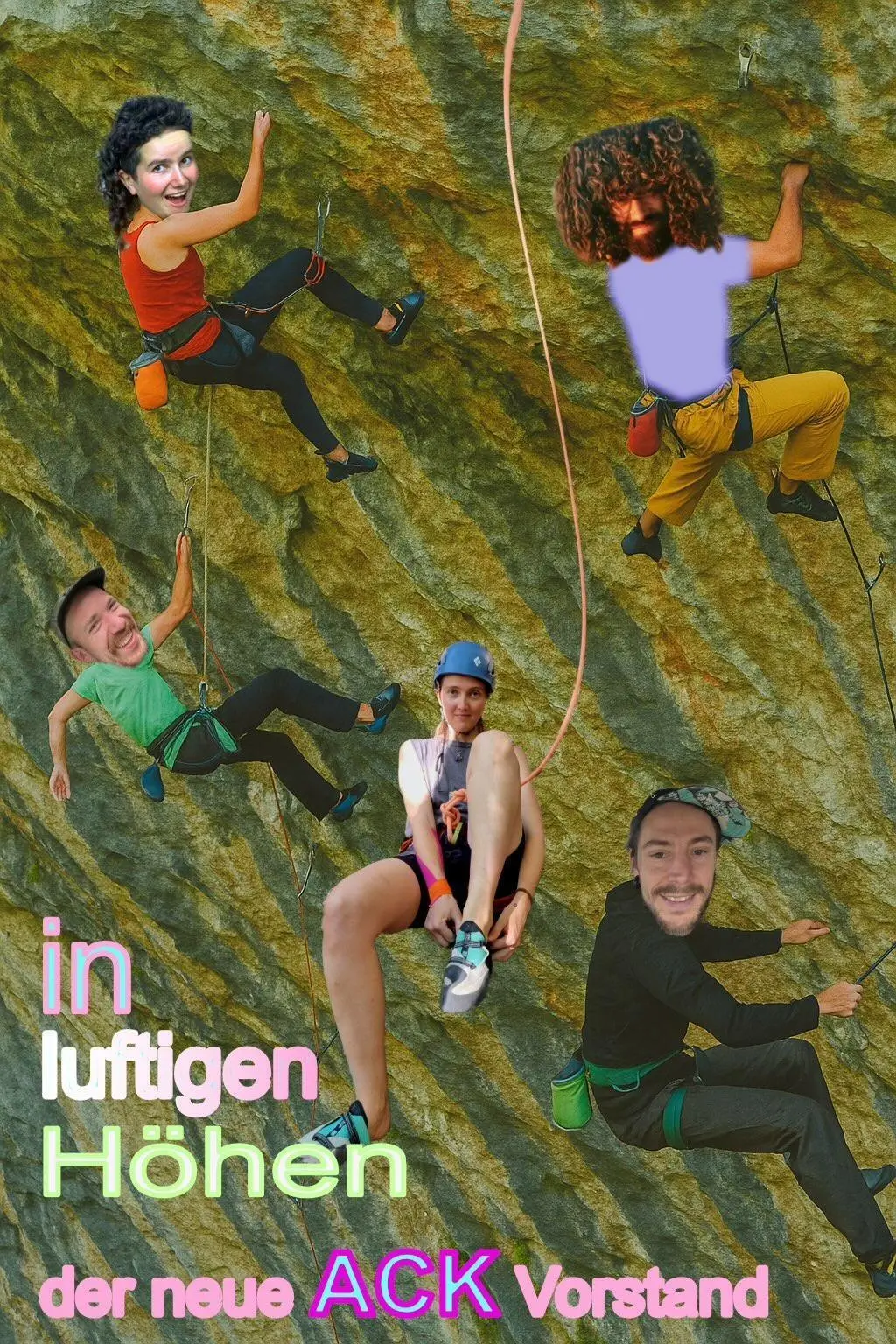 Lustiges Bild vom Vorstand des ACK | © DAV AlpinClub Kassel