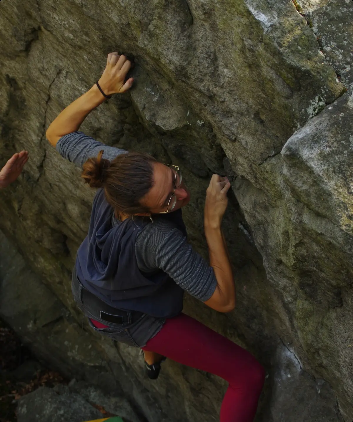 Boulderin am Fels | © DAV AlpinClub Kassel