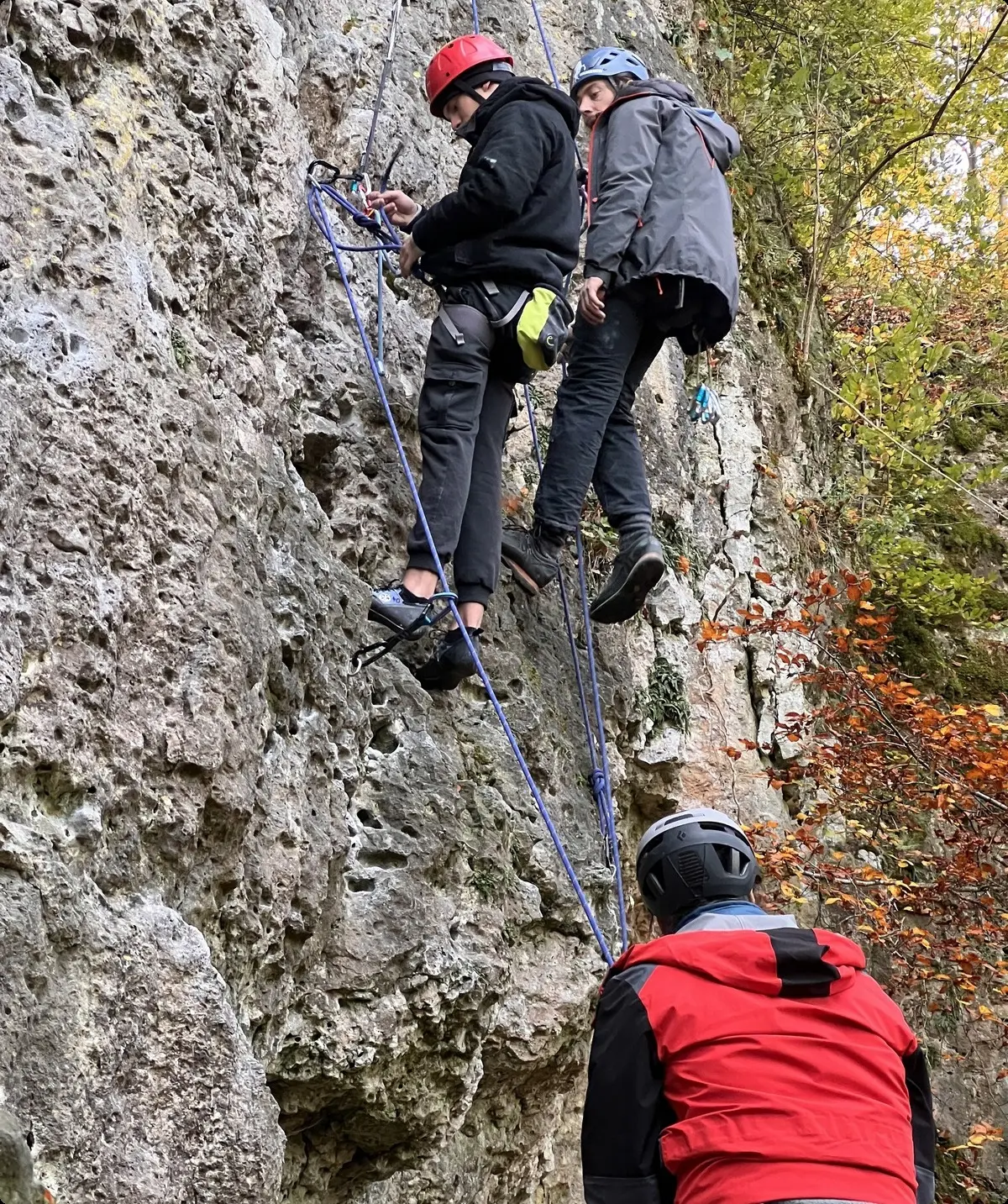 Kletterkurs zum Umbauen am Fels | © DAV AlpinClub Kassel