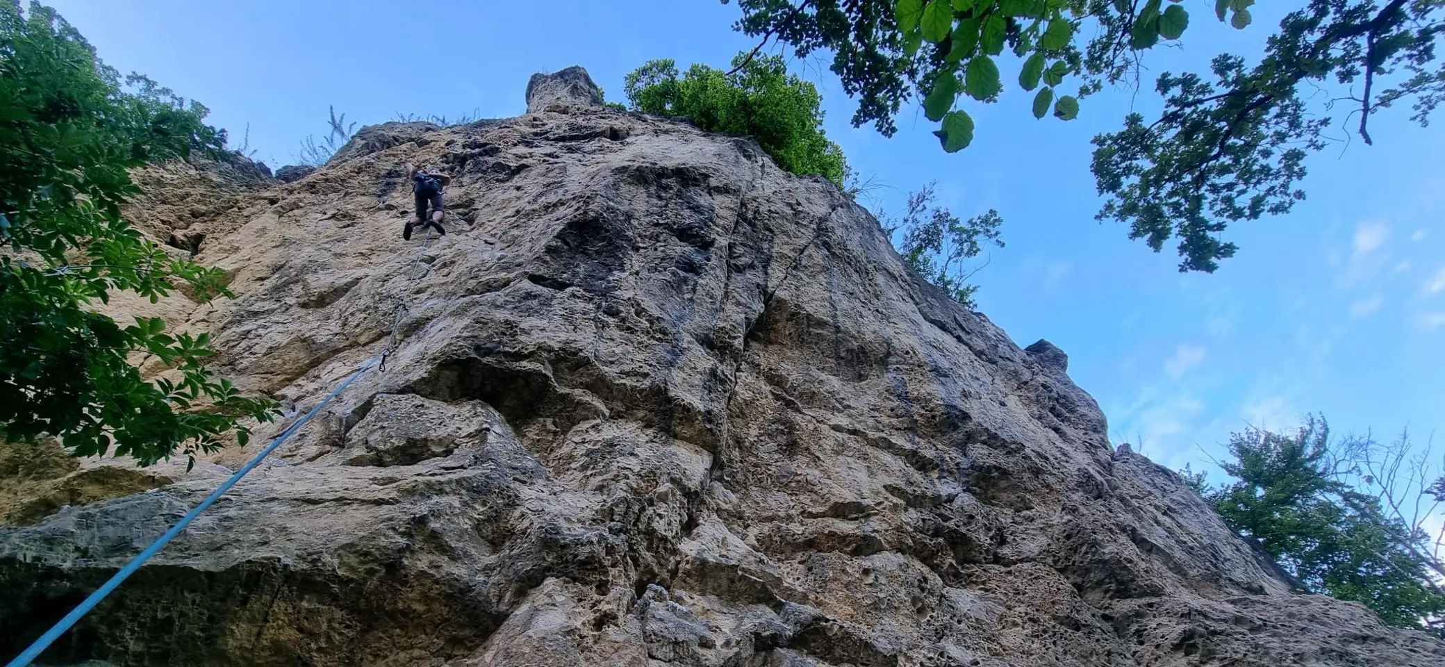 Kletterer am Fels Andreasstein | © DAV AlpinClub Kassel